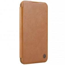 Шкіряний чохол-книжка Nillkin Qin Prop для Apple iPhone 16 Pro Max (6.9") Brown
