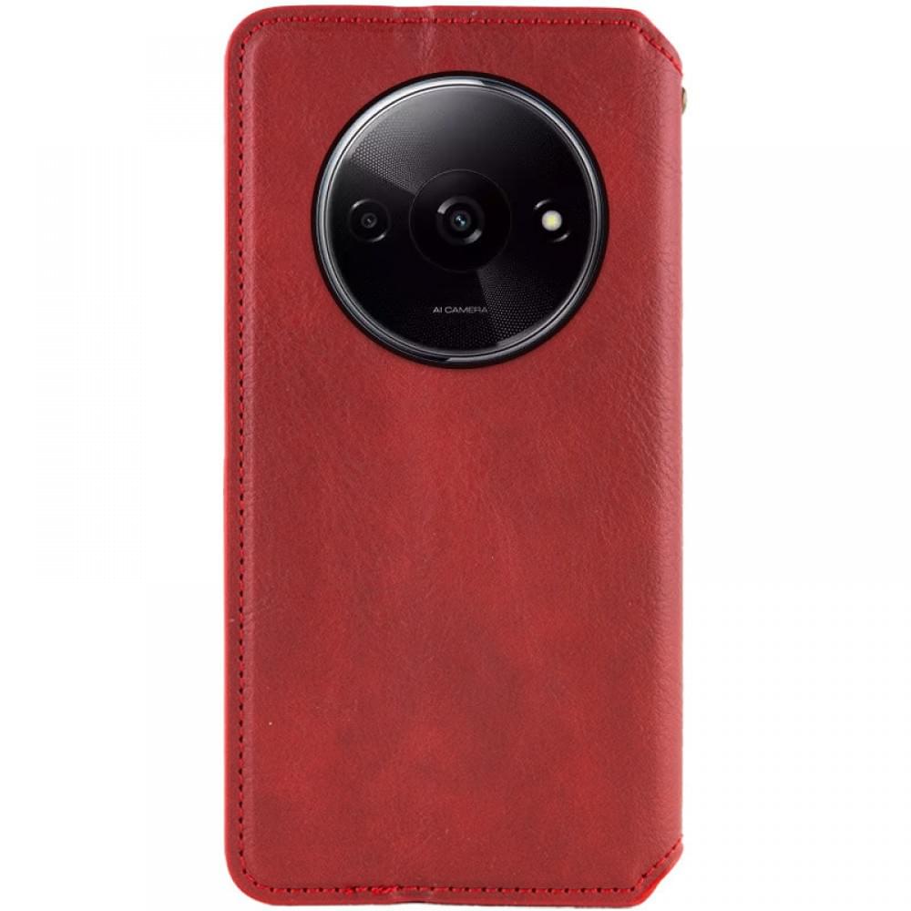 Кожаный чехол-книжка GETMAN Cubic (PU) для Xiaomi Redmi A3