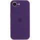 Чохол Silicone Case Full Camera Protective (AA) для Apple iPhone 16e (6.1") Фіолетовий / Amethyst