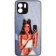 TPU+PC чохол Prisma Ladies для Xiaomi Redmi A1 / A2 Black in White