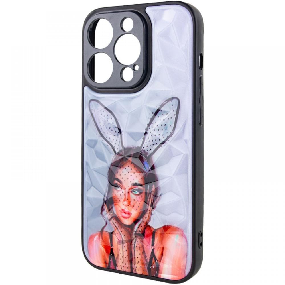 TPU+PC чохол Prisma Ladies для Apple iPhone 14 Pro (6.1") Rabbit