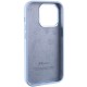 Чохол Silicone Case Metal Buttons (AA) для Apple iPhone 14 Pro (6.1") Блакитний / Blue Fog