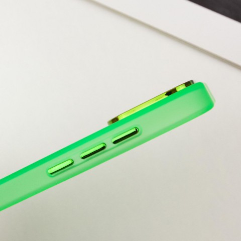 Чохол TPU+PC Lily with MagSafe для Apple iPhone 12 Pro Max (6.7") Neon Green