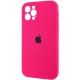 Чохол Silicone Case Full Camera Protective (AA) для Apple iPhone 12 Pro Max (6.7") Рожевий / Barbie pink