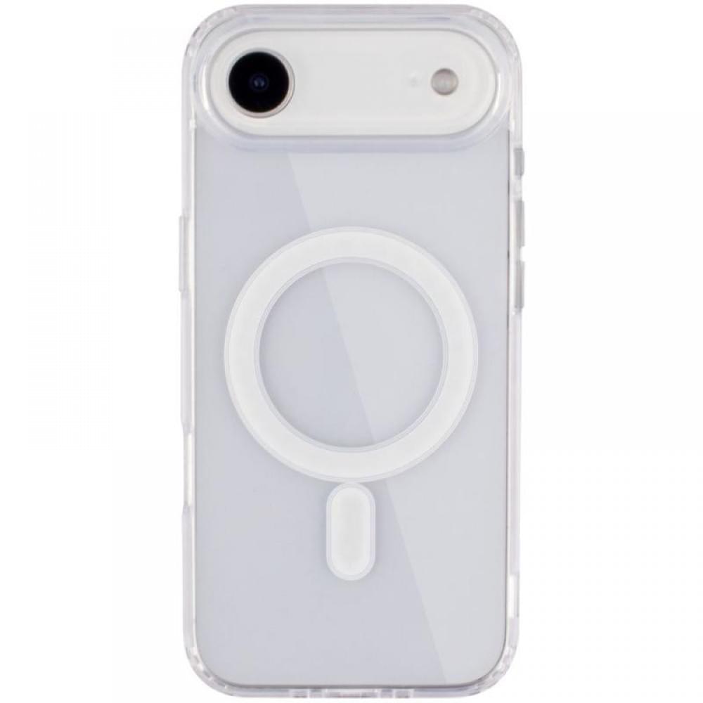 Чохол TPU Clear Case with MagSafe для Apple iPhone 17 Air (6.5") Clear