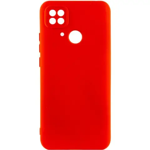 Чохол Silicone Cover Lakshmi Full Camera (A) для Xiaomi Poco C40 Червоний / Red