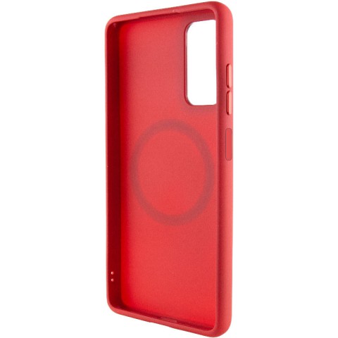 TPU чохол Bonbon Metal Style with MagSafe для Samsung Galaxy A25 5G Червоний / Red