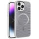 Чохол TPU+PC Carbon Mirage with MagSafe для Apple iPhone 15 Pro (6.1") Grey