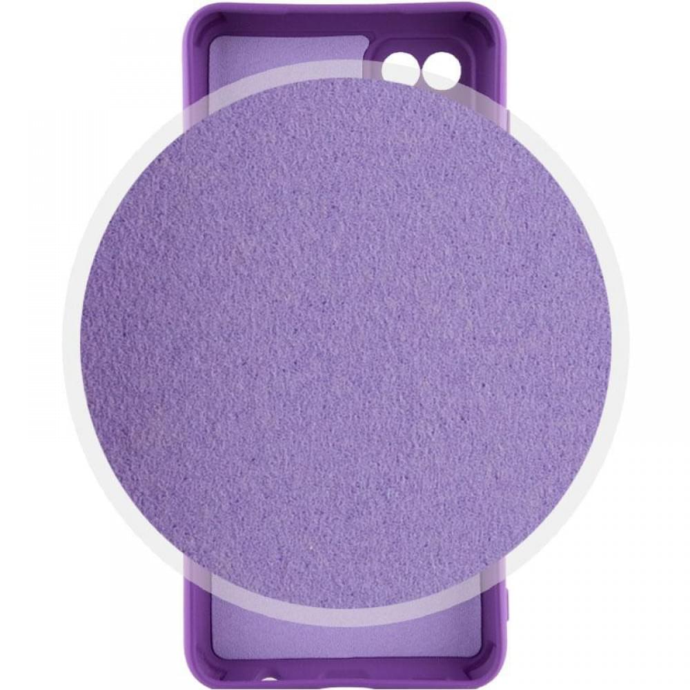 Чехол TPU GETMAN Liquid Silk Full Camera для Samsung Galaxy A12