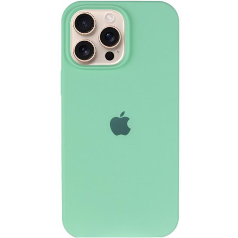 Чохол Silicone Case Full Protective (AA) для Apple iPhone 15 Pro (6.1") Зелений / Pistachio