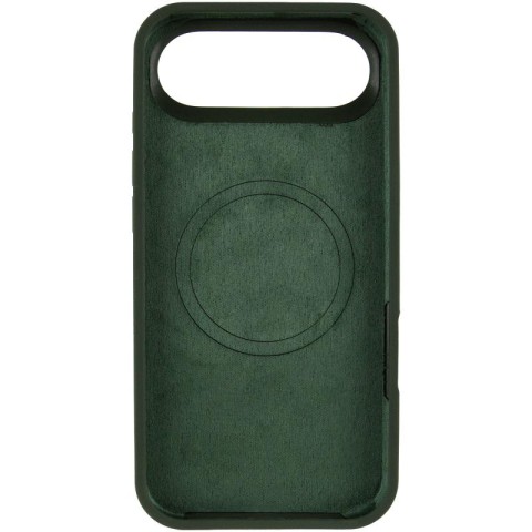 Чохол Silicone Case Full Protective (AA) V2 with MagSafe для Apple iPhone 17 Air (6.5") Зелений / Cyprus Green