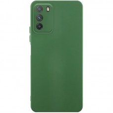 Чохол Silicone Cover Lakshmi Full Camera (AA) для Xiaomi Poco M3 Зелений / Dark green