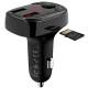 АЗП FM модулятор Hoco DE35 Max 18W (2USB-A) Black