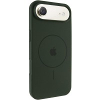 Чохол Silicone Case Full Protective (AA) V2 with MagSafe для Apple iPhone 17 Air (6.5") Зелений / Cyprus Green