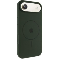 Чохол Silicone Case Full Protective (AA) V2 with MagSafe для Apple iPhone 17 Air (6.5") Зелений / Cyprus Green