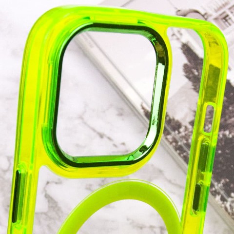 Чохол TPU Iris with MagSafe для Apple iPhone 13 Pro (6.1") Жовтий