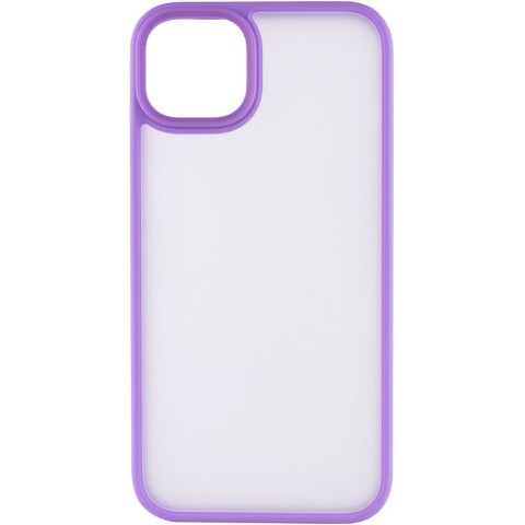 TPU+PC чохол Metal Buttons для Apple iPhone 15 (6.1") Бузковий