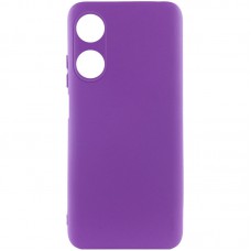 Чохол Silicone Cover Lakshmi Full Camera (A) для Oppo A38 / A18 Фіолетовий / Purple