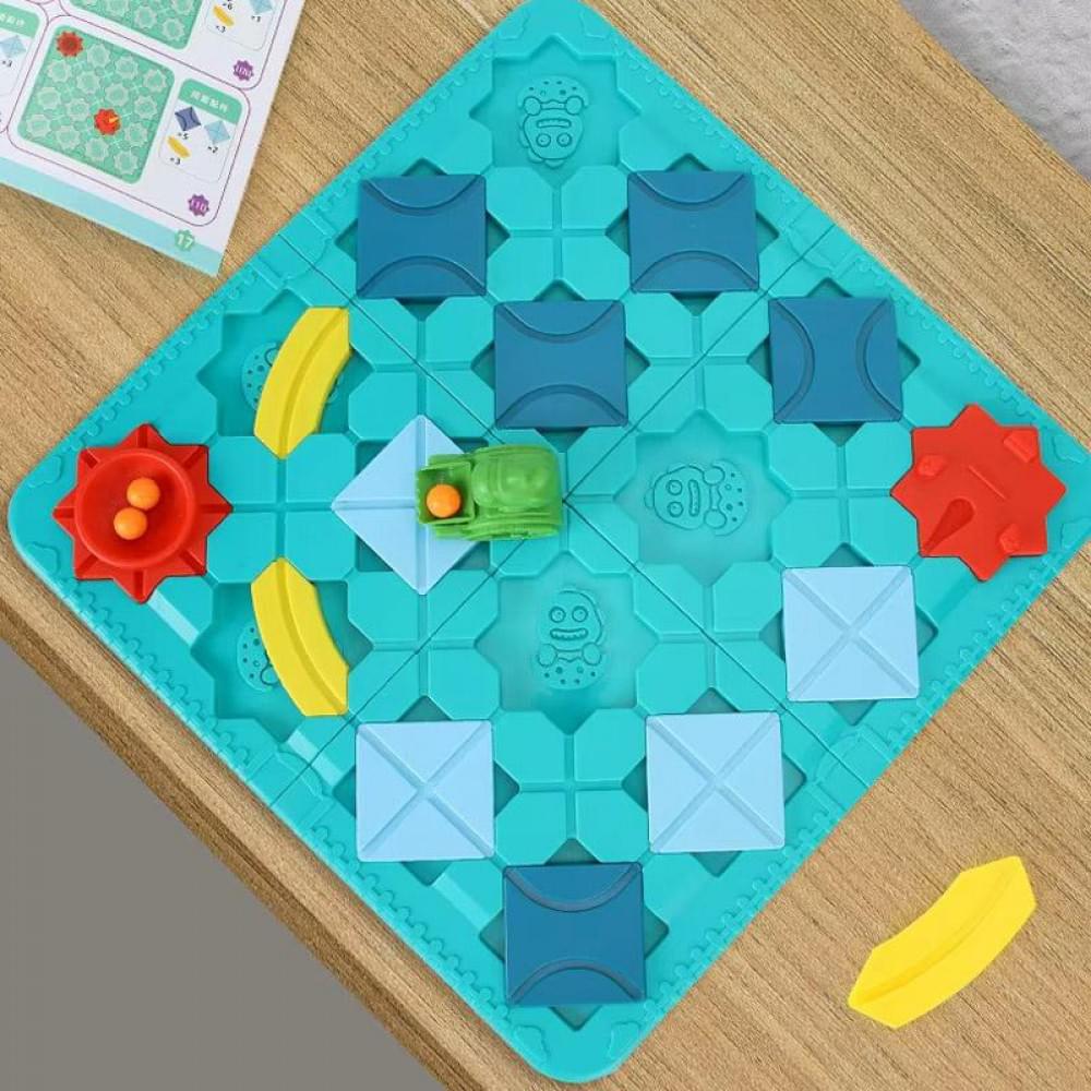 Настільна інтерактивна гра Ummi BS779 Logical Road Builder (Mini) Green