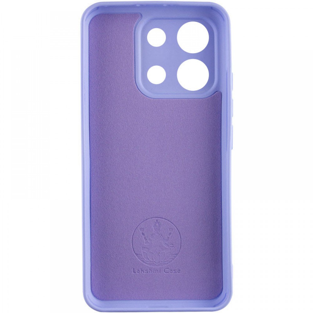 Чохол Silicone Cover Lakshmi Full Camera (AA) для Xiaomi Redmi Note 14S Бузковий / Dasheen