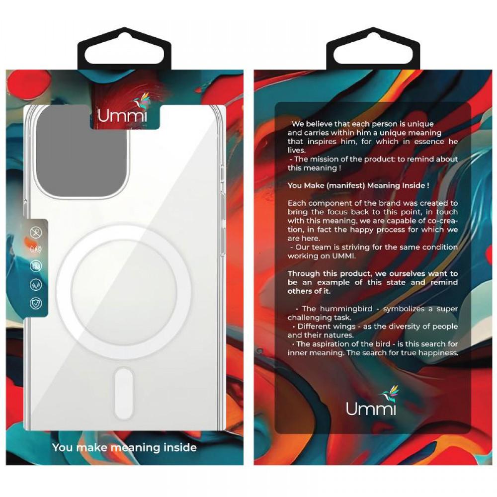 Чохол Ummi transparent with MagSafe для Apple iPhone 15 Plus (6.7") Clear