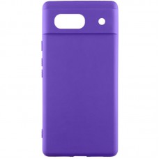 Чохол Silicone Cover Lakshmi Full Camera (AAA) для Google Pixel 7a Фіолетовий / Amethyst
