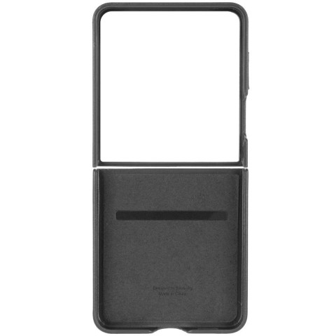 Шкіряний чохол Leather Case (AAA) для Samsung Galaxy Z Flip6 Black