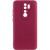 Чохол TPU GETMAN Liquid Silk Full Camera для Xiaomi Redmi Note 8 Pro Бордовий / Marsala