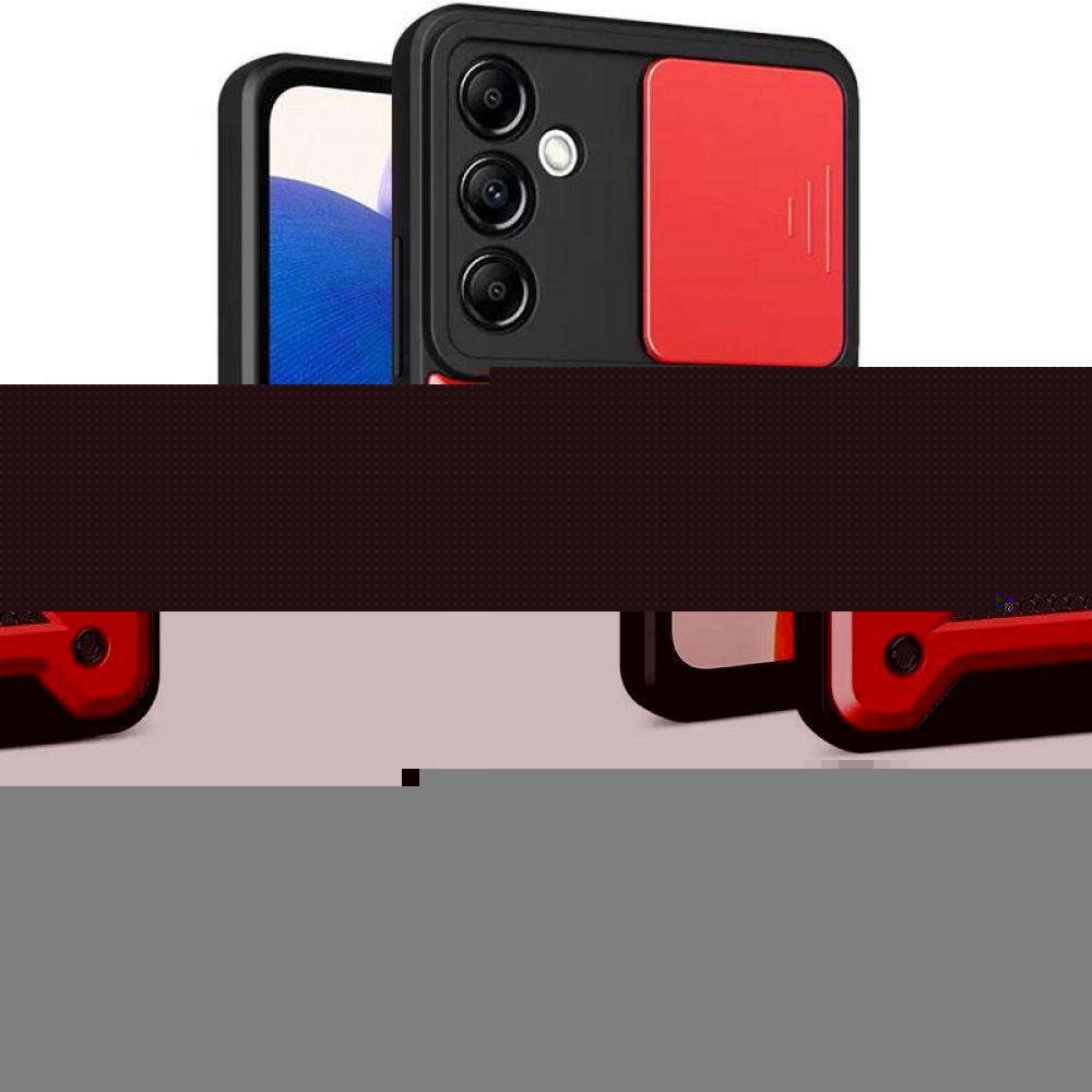 Чохол Ummi Camshield Serge Ring для Samsung Galaxy M14 5G Червоний
