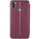 Шкіряний чохол-книжка Classy для Samsung Galaxy A11 Бордовий