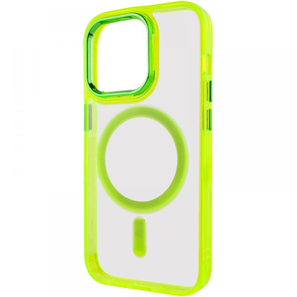 Чохол TPU Iris with MagSafe для Apple iPhone 13 Pro (6.1") Жовтий