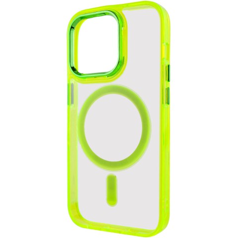 Чохол TPU Iris with MagSafe для Apple iPhone 13 Pro (6.1") Жовтий