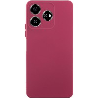 Чохол TPU GETMAN Liquid Silk Full Camera для ZTE Nubia V60 Бордовий / Marsala