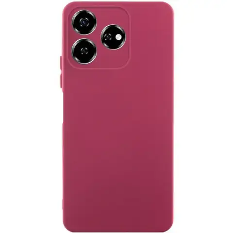 Чохол TPU GETMAN Liquid Silk Full Camera для ZTE Nubia V60 Бордовий / Marsala