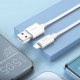 Дата кабель Hoco X87 Magic silicone USB to Lightning (1m) White
