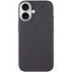 Шкіряний чохол Carved with MagSafe для Apple iPhone 16 (6.1") Black