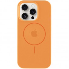 Чохол Silicone Case Full Protective (AA) with MagSafe для Apple iPhone 14 Pro (6.1") Помаранчевий / Papaya