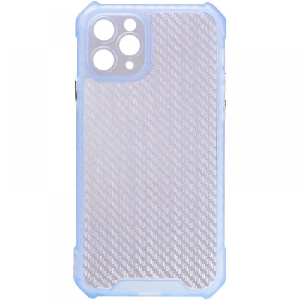 Чохол TPU Ease Carbon color series для Apple iPhone 11 Pro (5.8") Синій / Прозорий