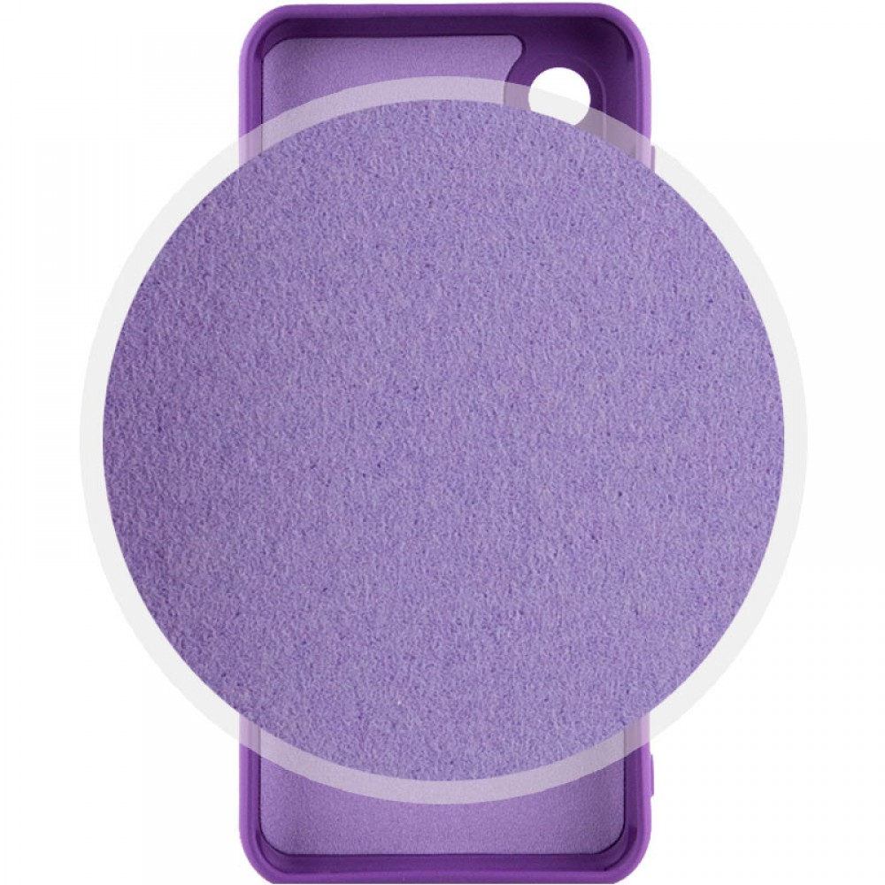 Чохол Silicone Cover Lakshmi Full Camera (A) для Samsung Galaxy A03 Core Фіолетовий / Purple