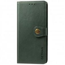 Шкіряний чохол книжка GETMAN Gallant (PU) для Samsung Galaxy A06 Зелений