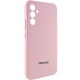 Чохол Silicone Cover Lakshmi Full Camera (AAA) with Logo для Samsung Galaxy A34 5G Рожевий / Pink Sand