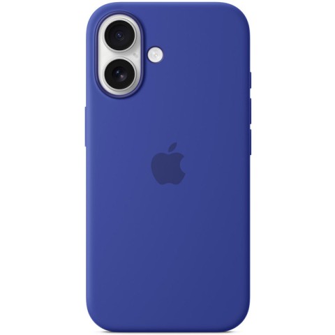 Чохол Silicone case (AAA) with Magsafe and Animation для Apple iPhone 16 (6.1") Ultramarine