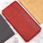 Шкіряний чохол книжка GETMAN Cubic (PU) для Xiaomi Redmi A3 Червоний