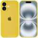 Чохол Silicone Case Full Camera Protective (AA) для Apple iPhone 16 Plus (6.7") Жовтий / Yellow