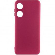 Чохол Silicone Cover Lakshmi Full Camera (A) для Oppo A38 / A18 Бордовий / Marsala