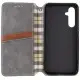 Шкіряний чохол-книжка GETMAN Cubic (PU) для Samsung Galaxy M54 5G Сірий