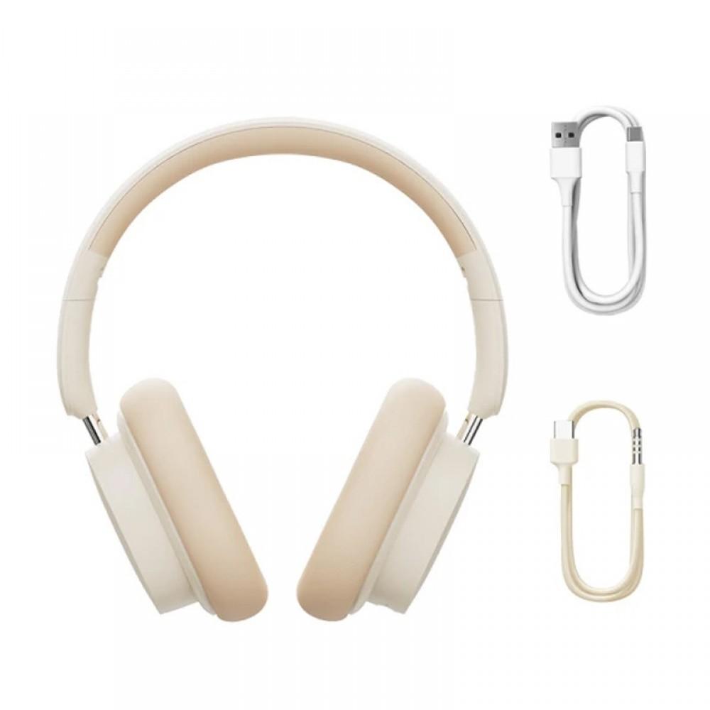Накладні бездротові навушники Baseus Bowie D05 Wireless Headphones (NGTD02021) Creamy-white