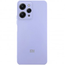 Чохол Silicone Cover Lakshmi Full Camera (AA) with logo для Xiaomi Redmi 12 Бузковий / Dasheen