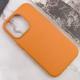 Шкіряний чохол Leather Case (AAA) with MagSafe and Animation для Apple iPhone 13 Pro (6.1") Golden Brown