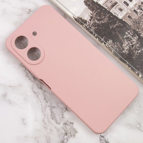 Чохол TPU GETMAN Liquid Silk Full Camera для Xiaomi Redmi 13C / Poco C65 Рожевий / Pink Sand